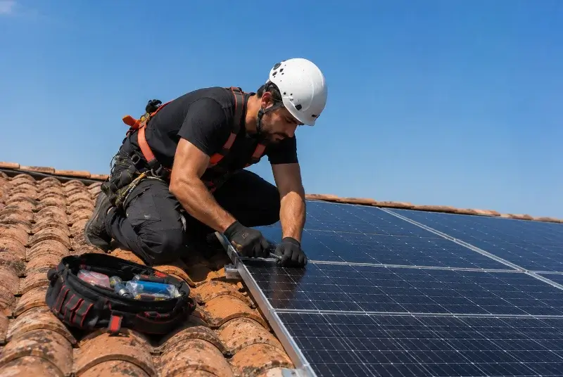 Maintenance et monitoring de panneaux solaires à la Marne